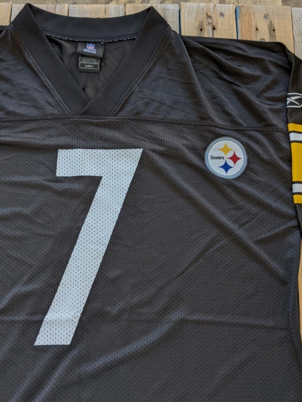 2000's NFL Pittsburgh Steelers Ben Roethlisberger Reebok jersey Men's Size XL - Picture 4 of 6